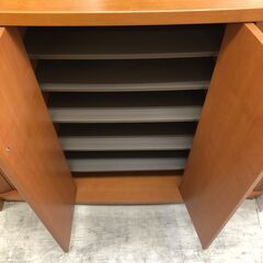 【ジャングルジャングルサカイ石津店】シューズボックス　幅120cm  玄関収納　靴箱　ブラウン　堺市　堺区　西区　北区　東区　高石市　和泉市　石津の画像