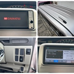 美車　DOPナビ　フルセグTV Bluetooth タイヤバリ山　ダイハツ　タントの画像
