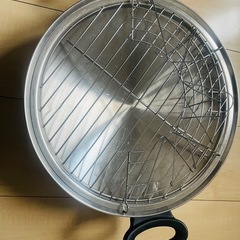 Amway Queen 両手鍋 31センチ（内径28cm ）グリルラック付きの画像