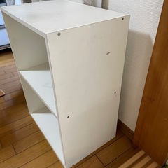 カラーボックス　白の画像