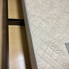 ニトリ　収納付きダブルベッドの画像