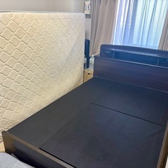 ニトリ　収納付きダブルベッドの画像