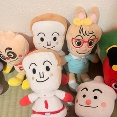 アンパンマンぬいぐるみ 11体まとめてせっとまとめてセットの画像