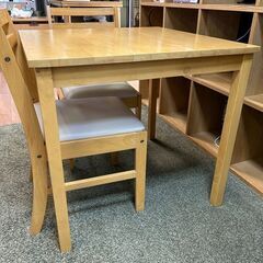 【リサイクルストアスターズ城西店】 【中古品】テーブルセット（イス2脚付き）の画像