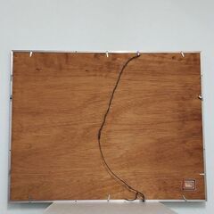 !!最終値下げ!! 額縁【ST558-436】枠外側：558×436mm 枠内側：536×416mm マット窓：323×253mm ステンレス枠 表面ガラスの画像