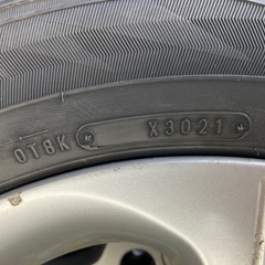 日産 純正 ホイール スタッドレス 4本 DUNLOP 2021ねん2021年の画像