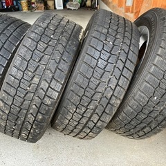 日産 純正 ホイール スタッドレス 4本 DUNLOP 2021ねん2021年の画像