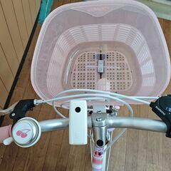 アイデス Ides チェアリー 24インチ自転車 ラベンダー 外装6段 乾電池式LEDライト付の画像