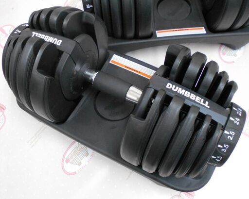 ♪DUMBBELL 可変ダンベル 24kg×2♪
