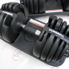 ♪DUMBBELL 可変ダンベル 24kg×2♪の画像