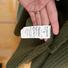 アズールバイマウジー moussy カーディガン ロング 前開き 無地 カーキの画像