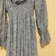 RANDA  シフォンジャガード　ロングワンピースの画像