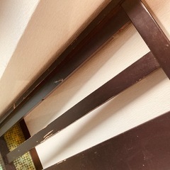 シングルベッドジャンク　無垢材の画像