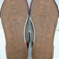 【糸島市内 送料無料】Dolce&Gabbana（ドルチェ＆ガッバーナ） ドルガバ スニーカー 7.5 メンズ ハイカット レザー ホワイト レッド ハイカットスニーカー　26cm前後　251117-7Yの画像