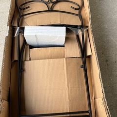 タイル テーブル チェア にこ2個の画像