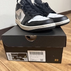 Nike Air Jordan 1 Low BLACK WHITE GREYの画像