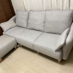 ３人掛けソファーが無料ですの画像