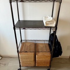 ルミナス　メタルラック　ダークブラウンの画像