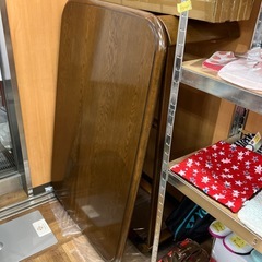 こたつテーブル　布団、長座布団2つ付きの画像