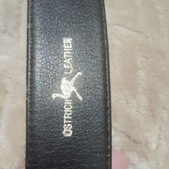 オーストリッチ 紳士用ベルトの画像