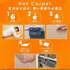 ホットカーペット本体　
4畳の画像