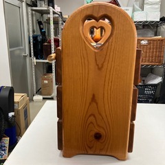 ロ2511-400 アメリカンカントリー調　収納ボックス　つながるハート　キズ汚れ有りの画像