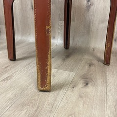 【引取限定】Cassina カッシーナ412CAB 赤茶　中古品の画像