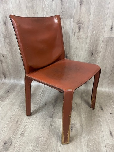 【引取限定】決まりました！Cassina カッシーナ412CAB 赤茶　中古品