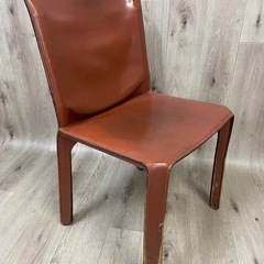 【引取限定】Cassina カッシーナ412CAB 赤茶　中古品の画像