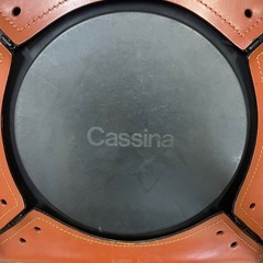 【引取限定】Cassina カッシーナ412CAB 赤茶　中古品の画像
