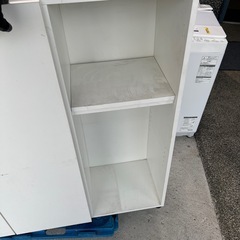 鍵つき　木製ロッカー　収納棚の画像