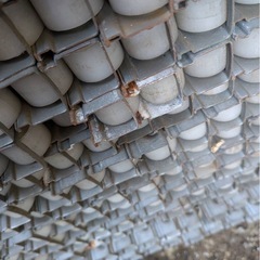 ローラーコンベア コロコンローラー 流動棚用ホイールコンベア 約152cm 1本2000円 在庫約400本　バラ売り可の画像