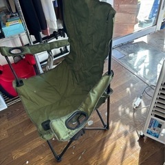 【折りたたみチェア】【キャンプ用品】クリーニング済み【管理番号1117】野の画像