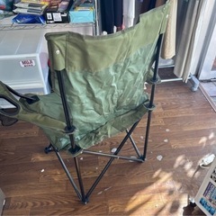 【折りたたみチェア】【キャンプ用品】クリーニング済み【管理番号1117】野の画像