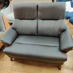 【愛品倶楽部柏店】NITORI ニトリ 合皮2人掛けソファ Nシールド コウテイ2 幅130cmの画像
