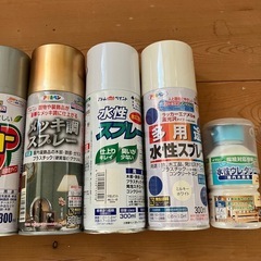 スプレー塗料　色々　DIYの画像