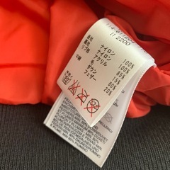 美品　トミーヒルフィガー メンズ ダウンジャケット オレンジ Mサイズの画像