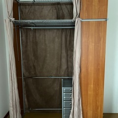 【美品】組立式 クローゼットの画像