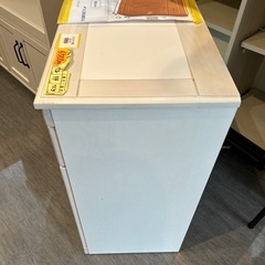 【キッチンカウンター】【天然木タイル付】【キャスター付】クリーニング済み【管理番号1117】野の画像