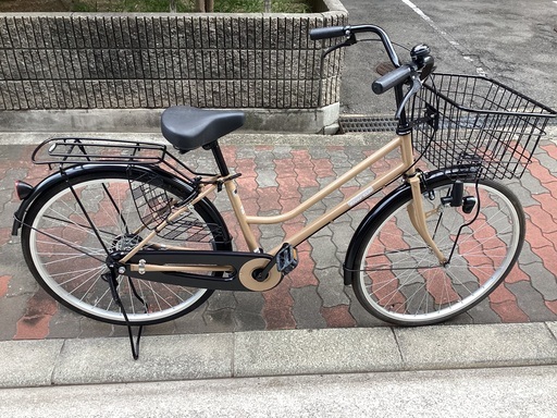 中古自転車3835 折り畳み自転車 前後タイヤ新品！ 20インチ 6段