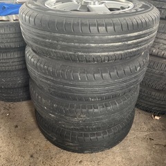 パジェロミニ純正15インチアルミせっとセットの画像