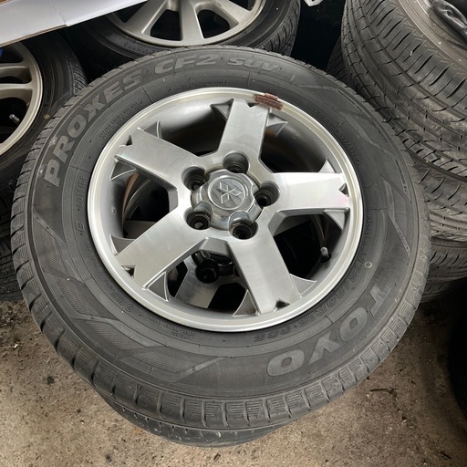 パジェロミニ純正15インチアルミせっとセット