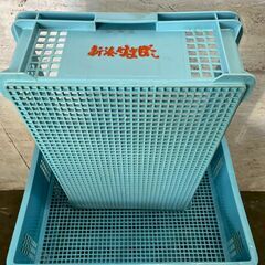 【サンコー】 三甲 サンテナー B#48 5個 セット まとめ まとめ売り プラスチックコンテナ メッシュコンテナ  ② A0854の画像