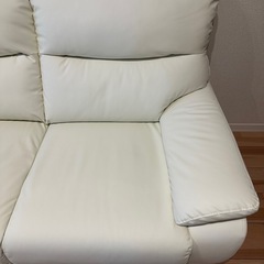 2人用ソファ　傷・汚れに強い合成皮革　Nシード ソファ（MK02）の画像