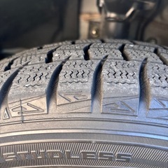 NBOX 純正スチールホイール&スタッドレスタイヤ 4本セットの画像