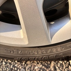 NBOX 純正スチールホイール&スタッドレスタイヤ 4本セットの画像