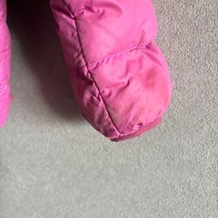 【モンベル】Kid's 110 ダウン/中綿 フード付きジャケット (ピンク)の画像