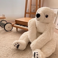 IKEA ホッキョクグマ　クマ　テディベアの画像