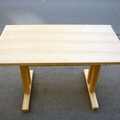 ☆関家具 ダイニングテーブル 幅1150mm 奥行650mm 高さ655mm DT115 アモルⅡ 食卓テーブル 4人掛け タモ天然木 札幌市 豊平区 平岸店の画像