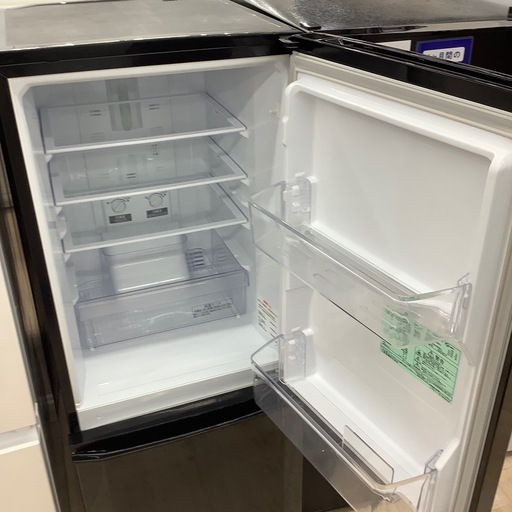 【6ヶ月間の動作保証付き】MITSUBISHIの2ドア冷蔵庫MR-P15C-Bをご紹介します
